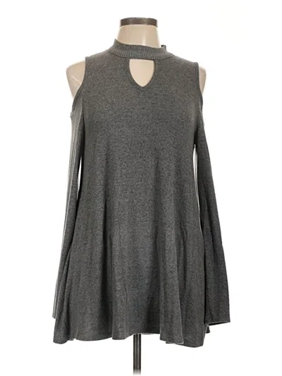 Pre-owned A. Byer Turtleneck Sweater In Gray