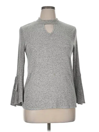 Pre-owned A. Byer Turtleneck Sweater In Gray