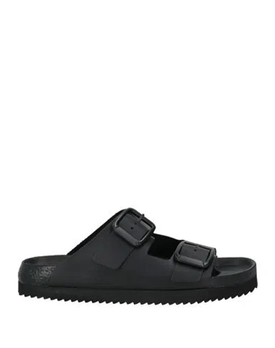 A Choice Of Freedom Man Sandals Black Size 9 Leather
