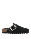 A Choice Of Freedom Woman Mules & Clogs Black Size 8 Leather