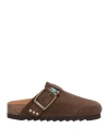 A Choice Of Freedom Woman Mules & Clogs Dark Brown Size 8 Leather In Brown