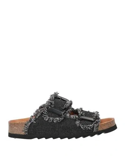 A Choice Of Freedom Woman Sandals Black Size 8 Textile Fibers