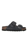 A Choice Of Freedom Woman Sandals Black Size 8 Textile Fibers