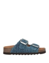 A Choice Of Freedom Woman Sandals Blue Size 8 Textile Fibers