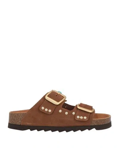 A Choice Of Freedom Woman Sandals Brown Size 8 Leather
