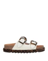 A Choice Of Freedom Woman Sandals White Size 8 Leather