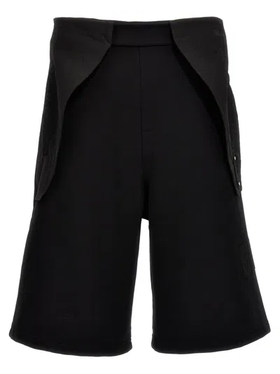 A-cold-wall* A Cold Wall* 'overlay Cargo' Bermuda Shorts In Black