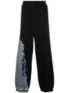 A-cold-wall* Abstract-print Track Pants In Schwarz