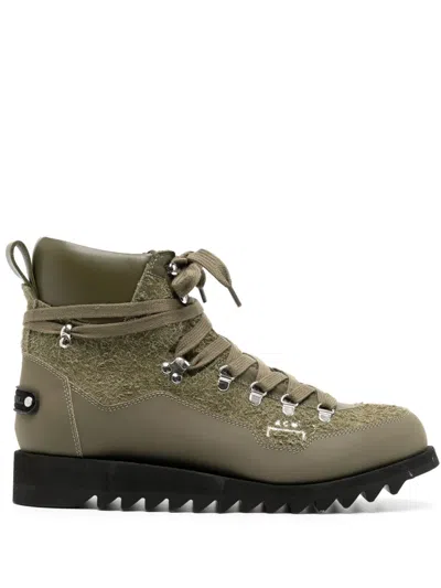 A-cold-wall* A Cold Wall Alpine Boots In Green