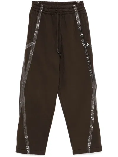 A-cold-wall* Antenne Track Pants In Brown