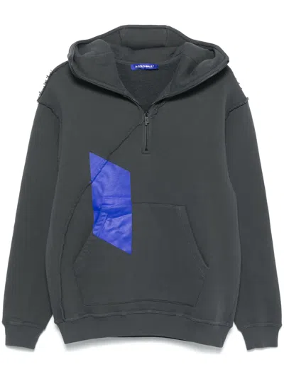 A-cold-wall* Aspect Hoodie In Grau