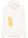 A-cold-wall* Aspect Hoodie In Neutrals