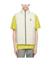 A-cold-wall* Taupe Nylon Vest In White