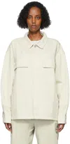 A-cold-wall* Beige Syncline Overshirt Jacket In Bone