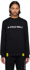 A-cold-wall* Black Bonded Sweatshirt In Black