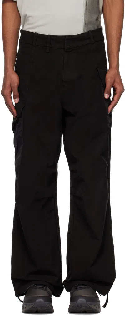 A-cold-wall* Black Brunswick Cargo Pants In Black Onyx