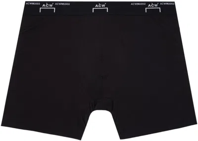A-cold-wall* Black Core Boxers In Black Black