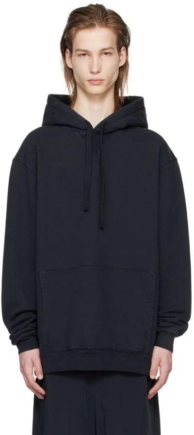 A-cold-wall* Black Essential Hoodie In Onyx