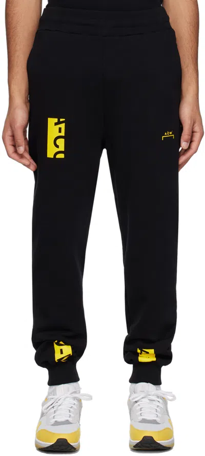 A-cold-wall* Black Node Sweatpants