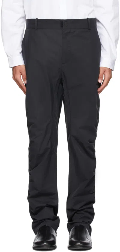 A-cold-wall* Black Ruche Technical Trousers