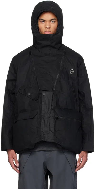 A-cold-wall* Black Storm Jacket In Onyx