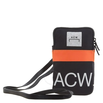 A-cold-wall* A Cold Wall Black Stria Logo Lanyard Pouch