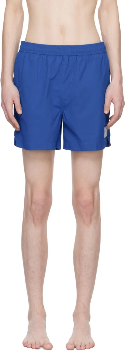 A-cold-wall* Blue Essential Swim Shorts In Volt Blue