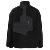 A-cold-wall* Bonded Axis Panelled Fleece Jacket In Black