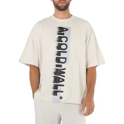 A-cold-wall* A Cold Wall Bone Large Logo Cotton T-shirt In White