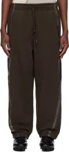 A-cold-wall* Brown Antenne Sweatpants In Brown Rust