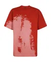 A-cold-wall* Brush Stroke-print T-shirt In Red