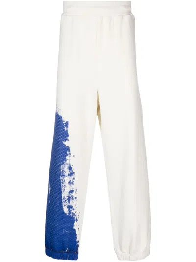A-cold-wall* Brush Stroke-print Track Pants In Neutrals
