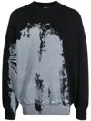 A-cold-wall* Brushstroke Sweatshirt In Schwarz