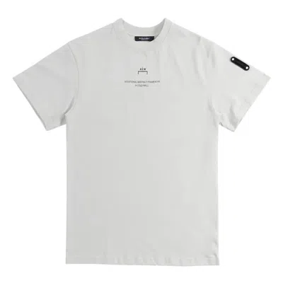 A-cold-wall* A Cold Wall Brutalist Print Cotton Jersey T-shirt In Gray