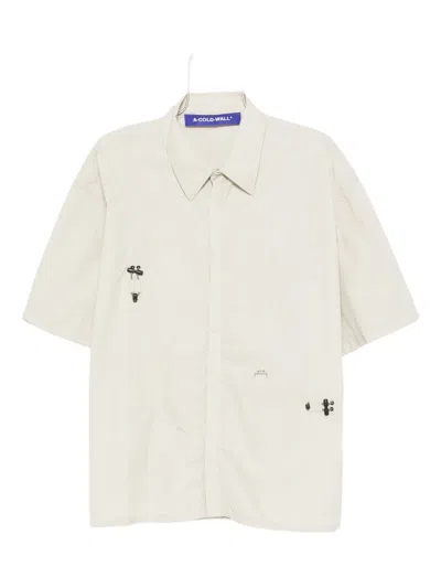 A-cold-wall* Man Shirt Beige Size L Polyamide In Neutral