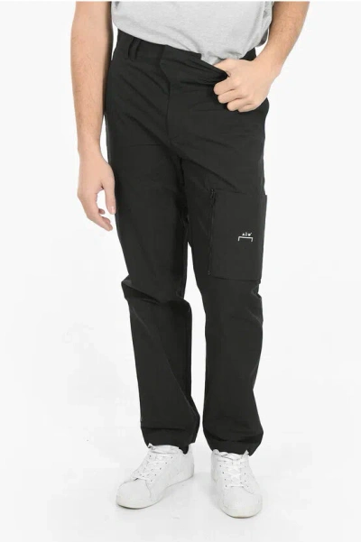 A-cold-wall* Cargo Circuit Trousers With Lettering Logo Print In Black