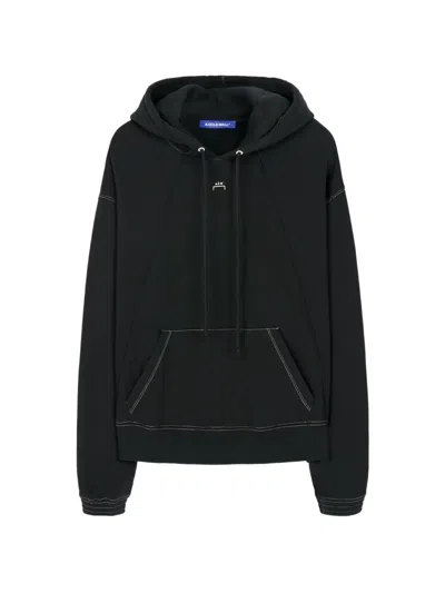 A-cold-wall* Contrast-stitch Hoodie In Black