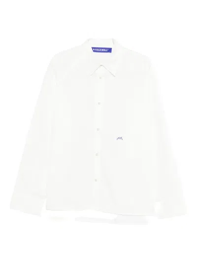 A-cold-wall* Cotton Shirt In White