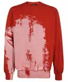 A-cold-wall* A Cold Wall Brushstroke Sweatshirt In Red