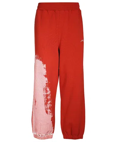 A-cold-wall* Cotton Track-pants In Red