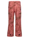 A-cold-wall* A Cold Wall* 'crimson Overdye Static Zip' Pants In Burgundy