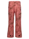A-cold-wall* A Cold Wall* 'crimson Overdye Static Zip' Pants In Pink