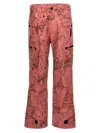 A-cold-wall* A Cold Wall* 'crimson Overdye Static Zip' Pants In Pink
