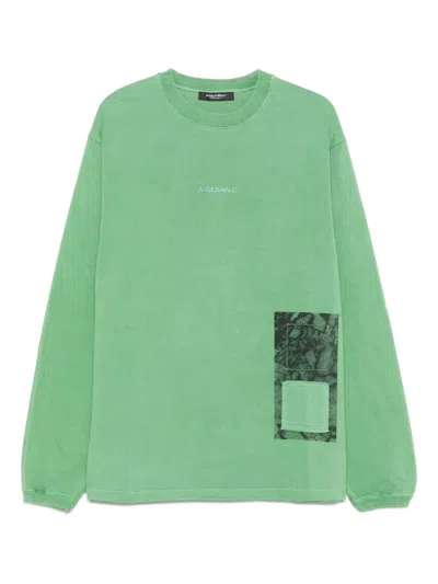 A-cold-wall* Cubist Cotton Sweatshirt In Green