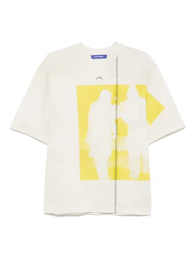 A-cold-wall* Dial T-shirt In Neutrals