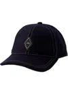 A-cold-wall* Diamond Cap - Cotton - Navy Blue In Blue