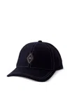 A-cold-wall* Diamond Cap - Cotton - Navy Blue In Black