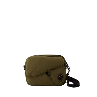 A-cold-wall* Diamond Padded Envelope Crossbody Bag In Dark_green