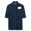 A-cold-wall* A Cold Wall Discourse Cotton Denim Shirt In Blue