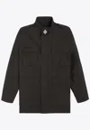 A-cold-wall* Elastic-waist Windproof Field Jacket In Black
